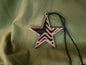 Star Pendant with American Flag
