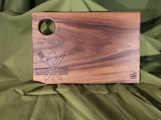 Small Cutting Board — Walnut — 7.25×11×0.75